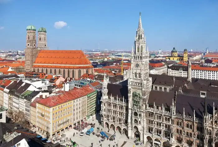 München, Ausschnitt aus dem Einsatzgebiet